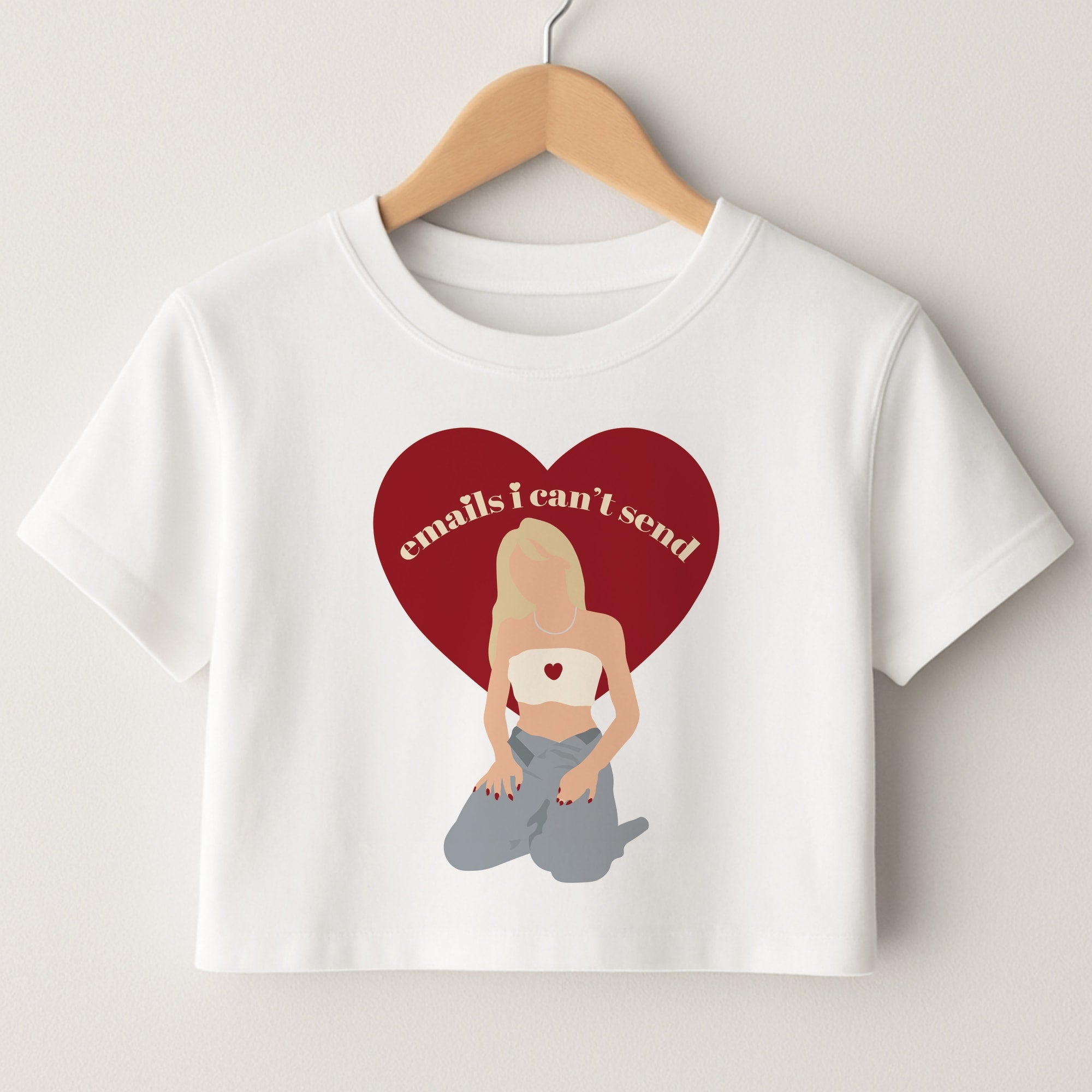 Emails I Can't Send Crop Top
