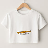 Respect - Video Game Crop Top