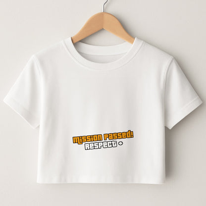 Respect - Video Game Crop Top