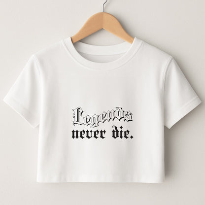 Legends Never Die - Juice Crop Top