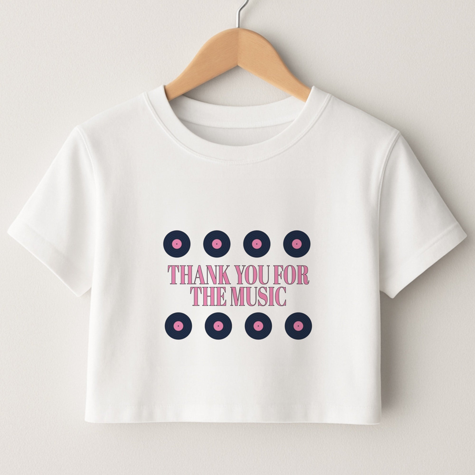 Thank You For The Music - Mamma Mia Crop Top
