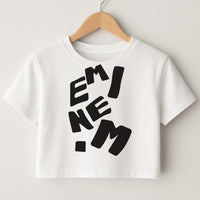 Text Crop Top