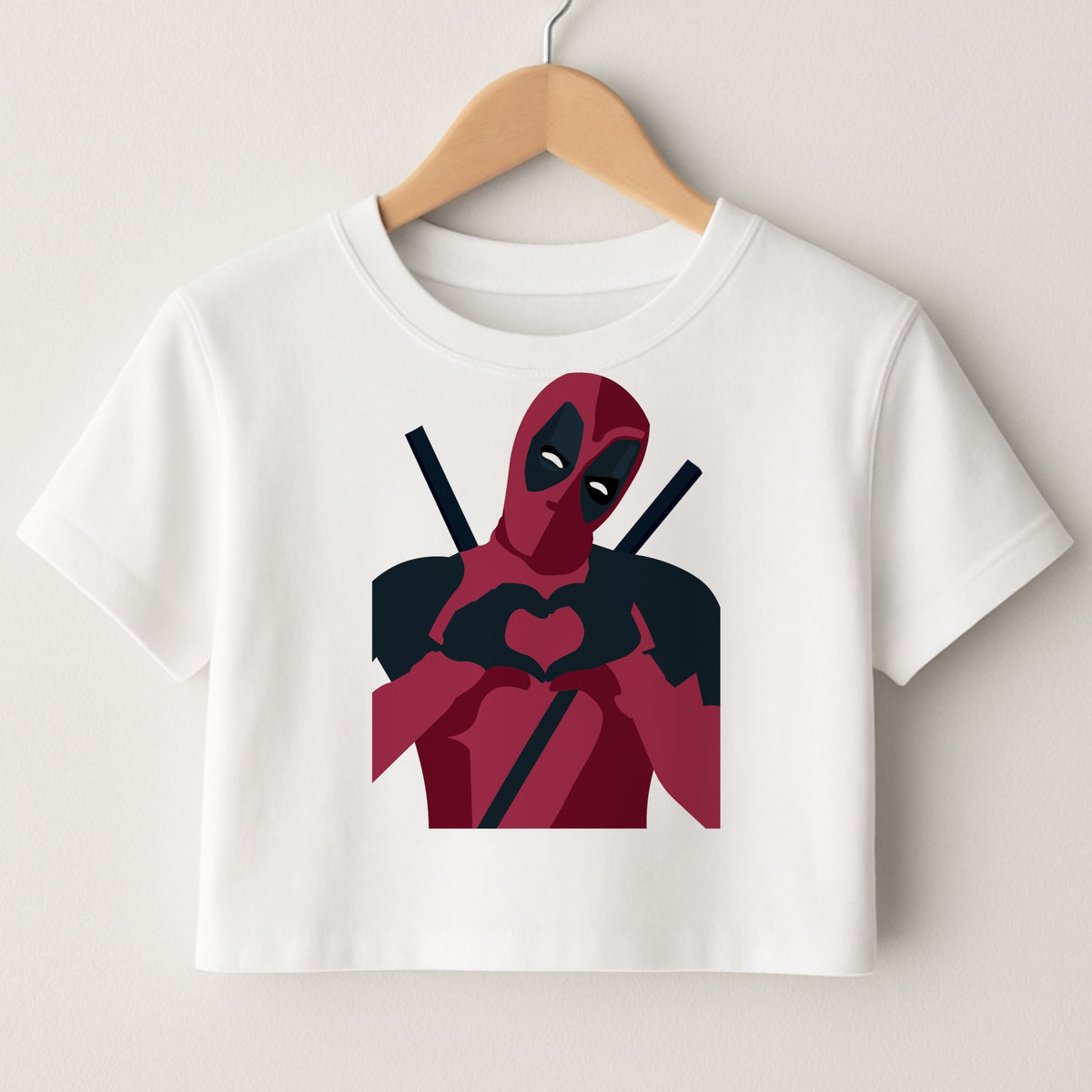DP heart Crop Top