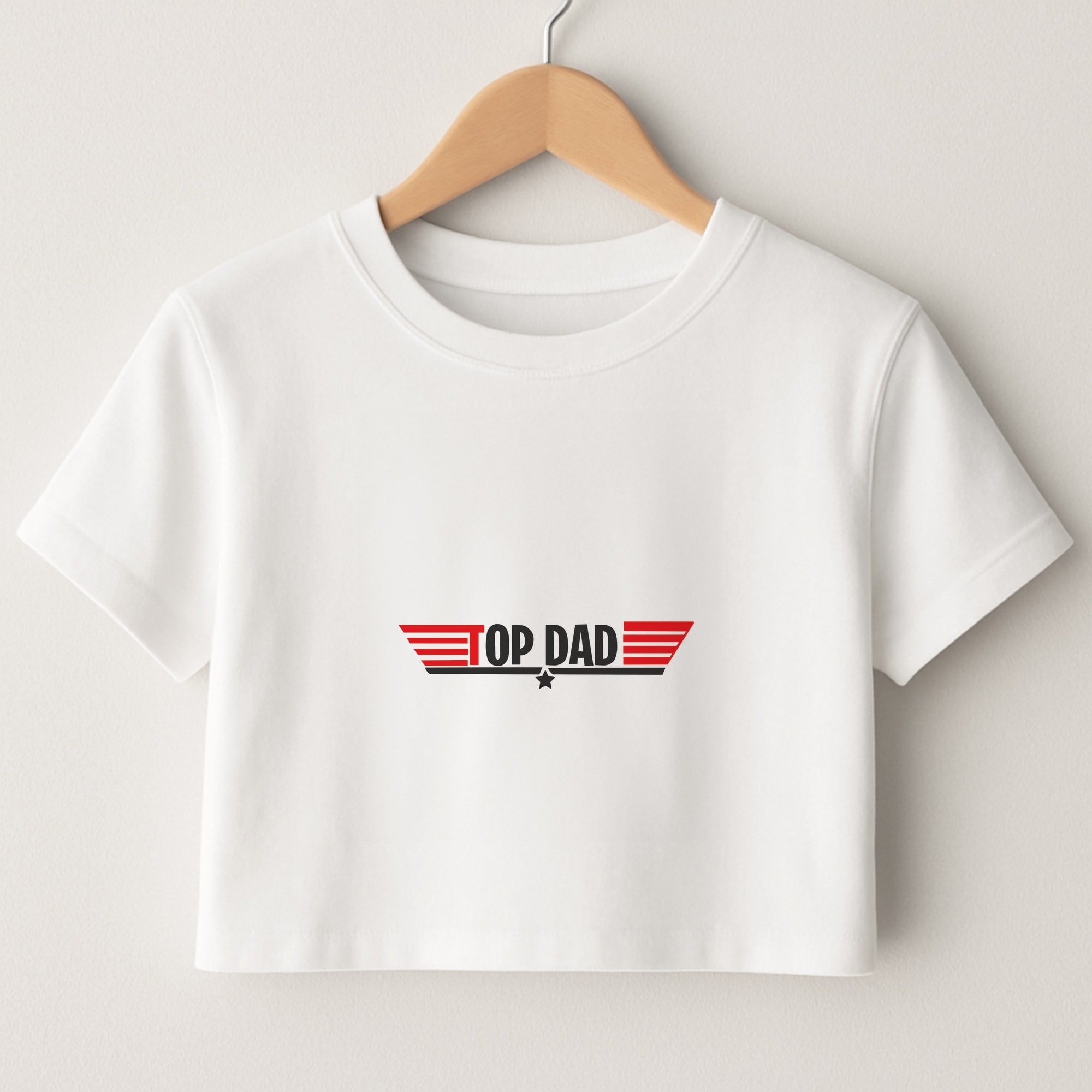 Top Dad- Fathers Day Crop Top