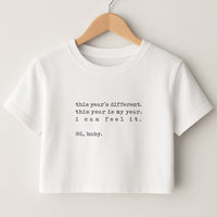 This Year's Different - Eddie Munson Stranger Crop Top