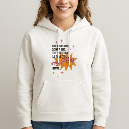The World Is Gonna End - Fender Unisex Hooded Sweatshirt
