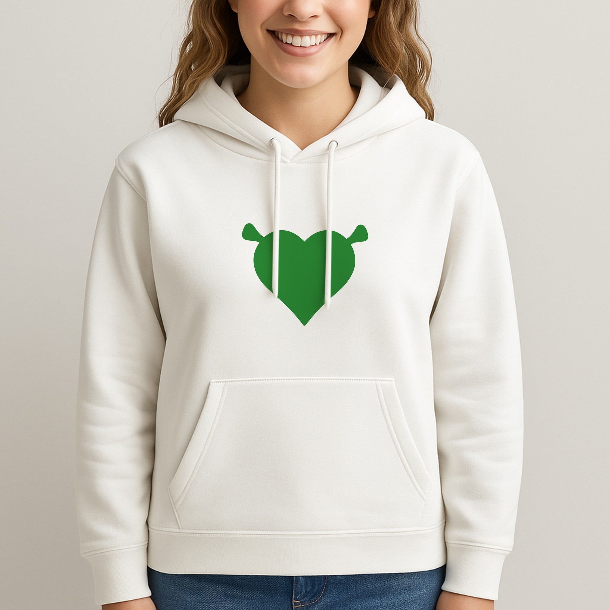 Green Ogre Heart Hoodie