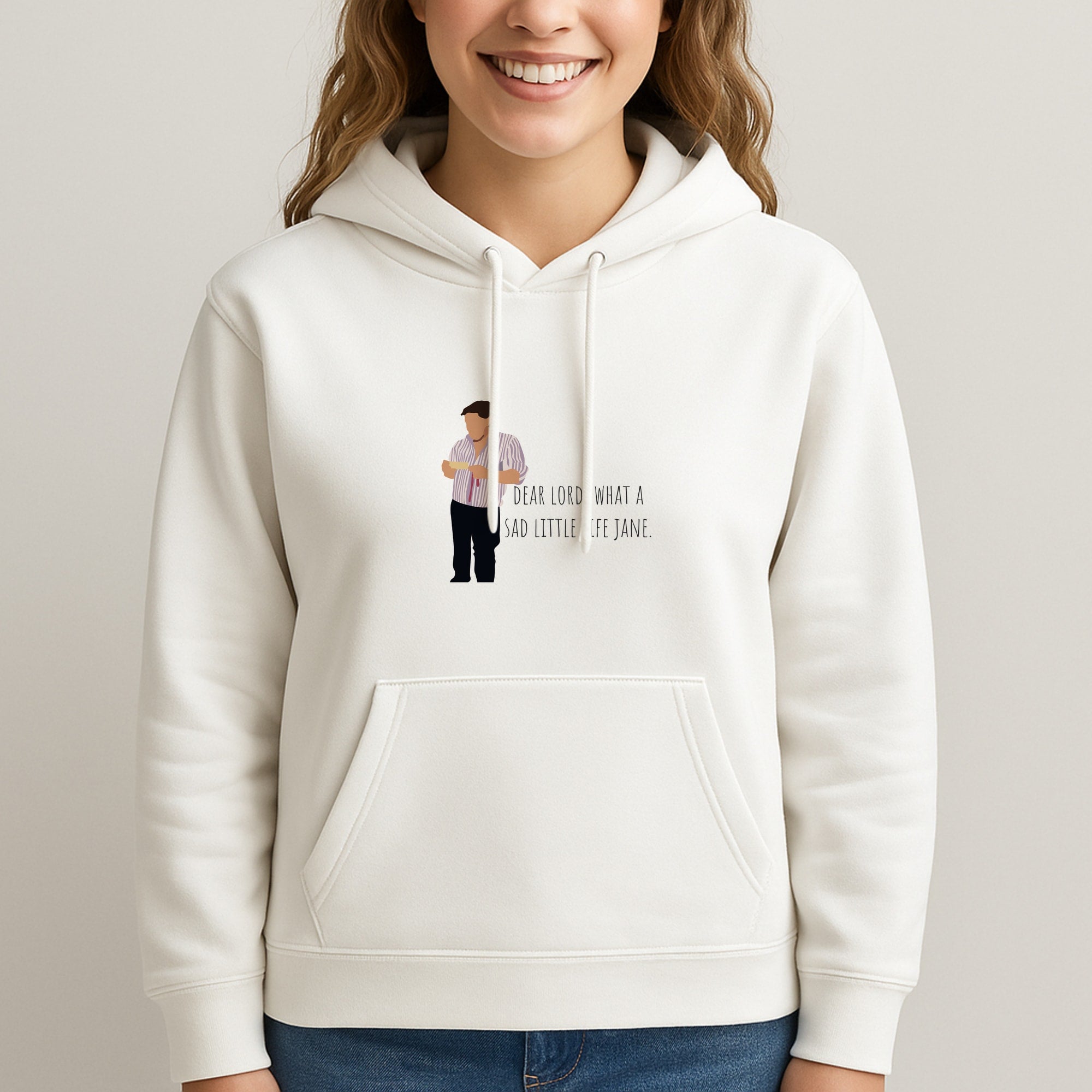 Sad Little Life Jane - British Pop Culture Unisex Hooded Sweatshirt