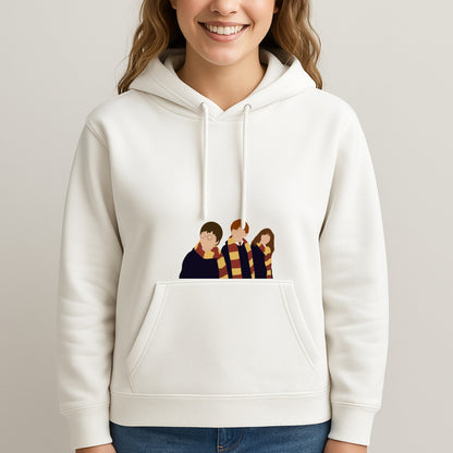 Wizard Cartoons Unisex Hooded Sweatshirt