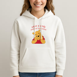 Wear A Smile Whatever The Weather  Unisex Hooded Sweatshirt