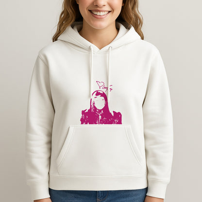 Pink Gaga Silhouette  Unisex Hooded Sweatshirt