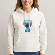 Standing Blue Alien - Personalised Disney Hoodie 3