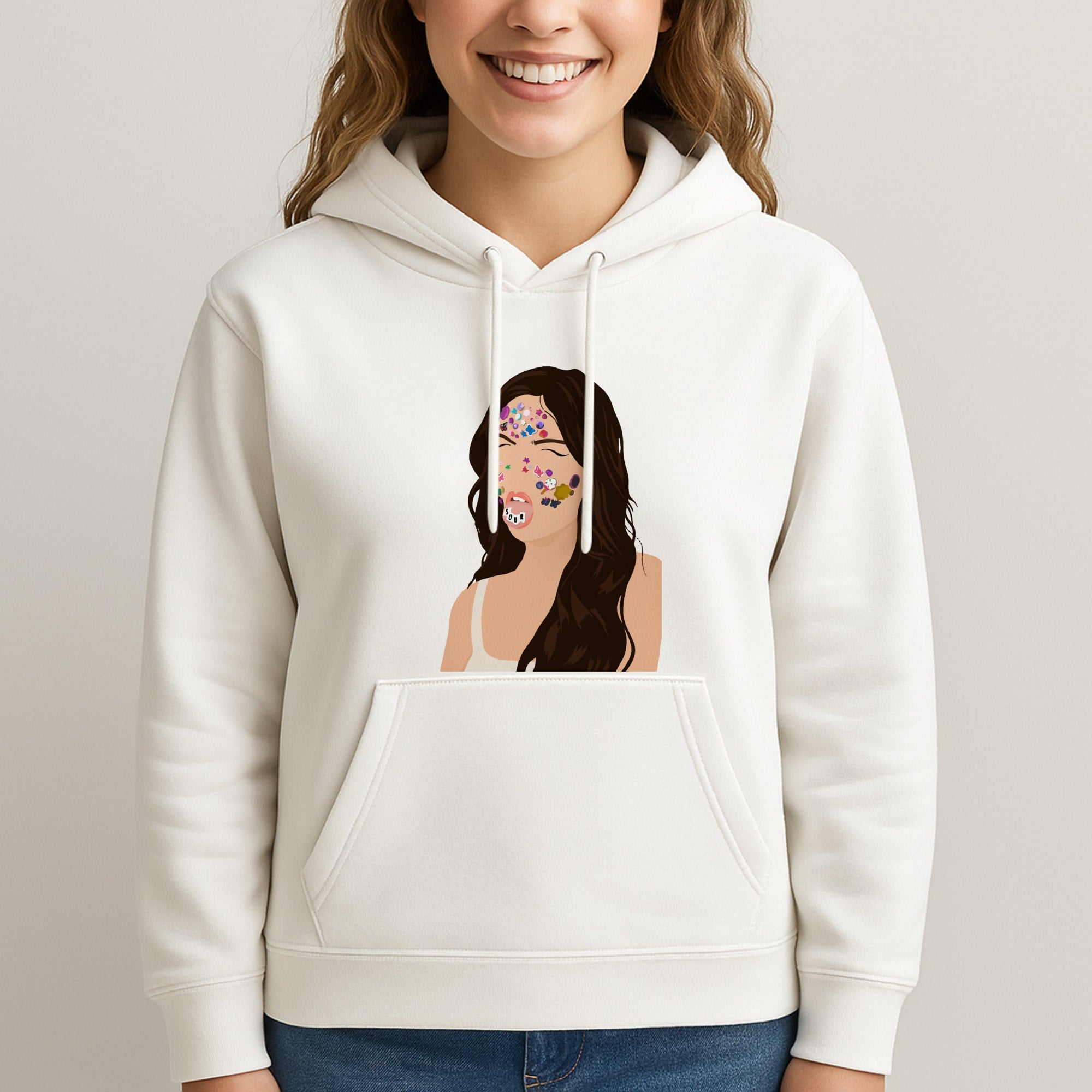 Sour - Olivia Unisex Hooded Sweatshirt
