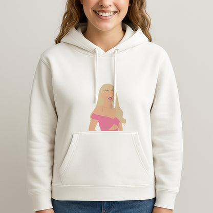 Pink Dress Unisex Hooded Sweatshirt