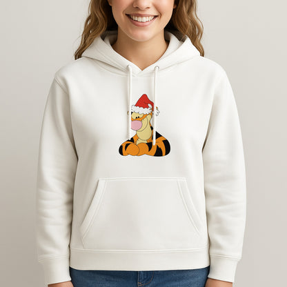 Tiger Pattern Christmas Hoodie