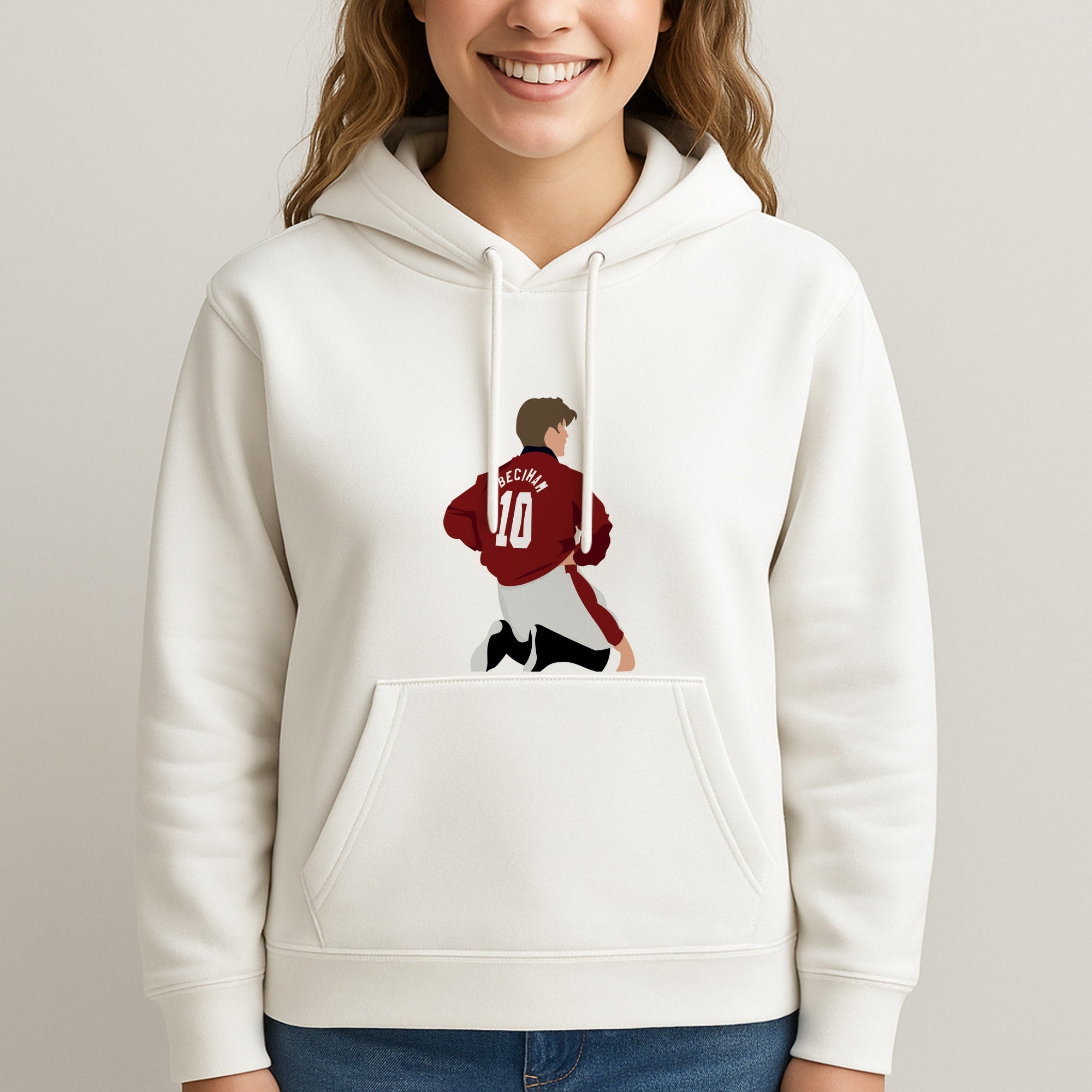 Beckham - Football Unisex Hooded Sweatshirt
