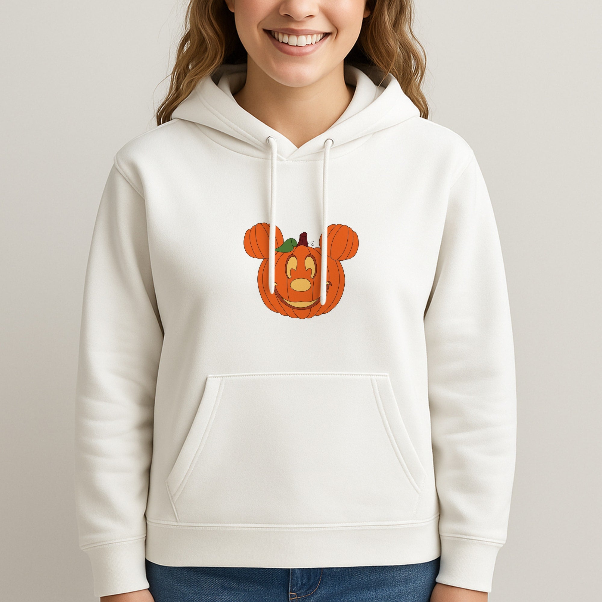 Mouse Pumpkin Halloween Unisex Hooded Sweatshirt