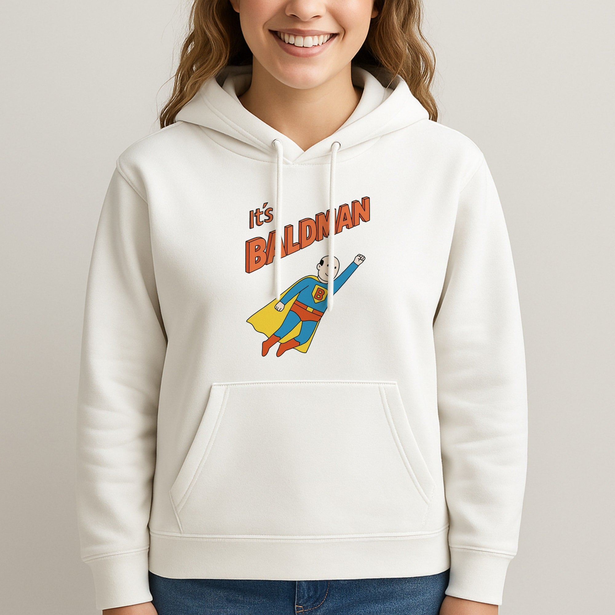 It's Baldman - Father's Day Unisex Hooded Sweatshirt