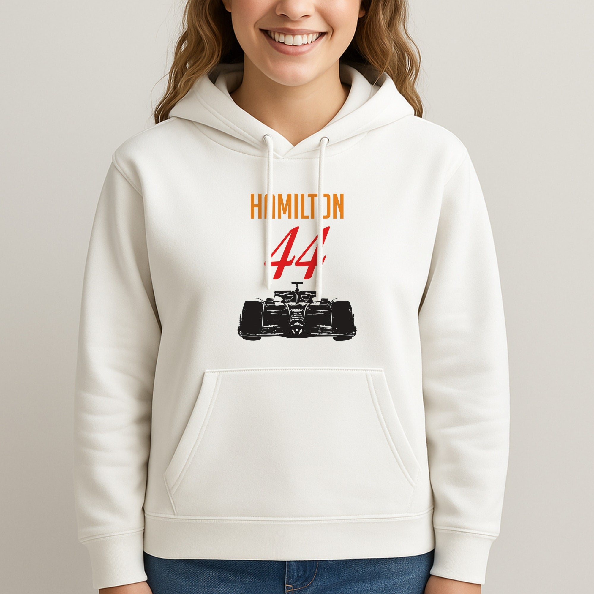 F1 Car Hamilton Unisex Hooded Sweatshirt