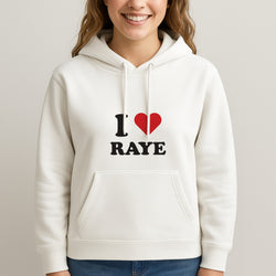 I Love Raye - Festival Unisex Hooded Sweatshirt