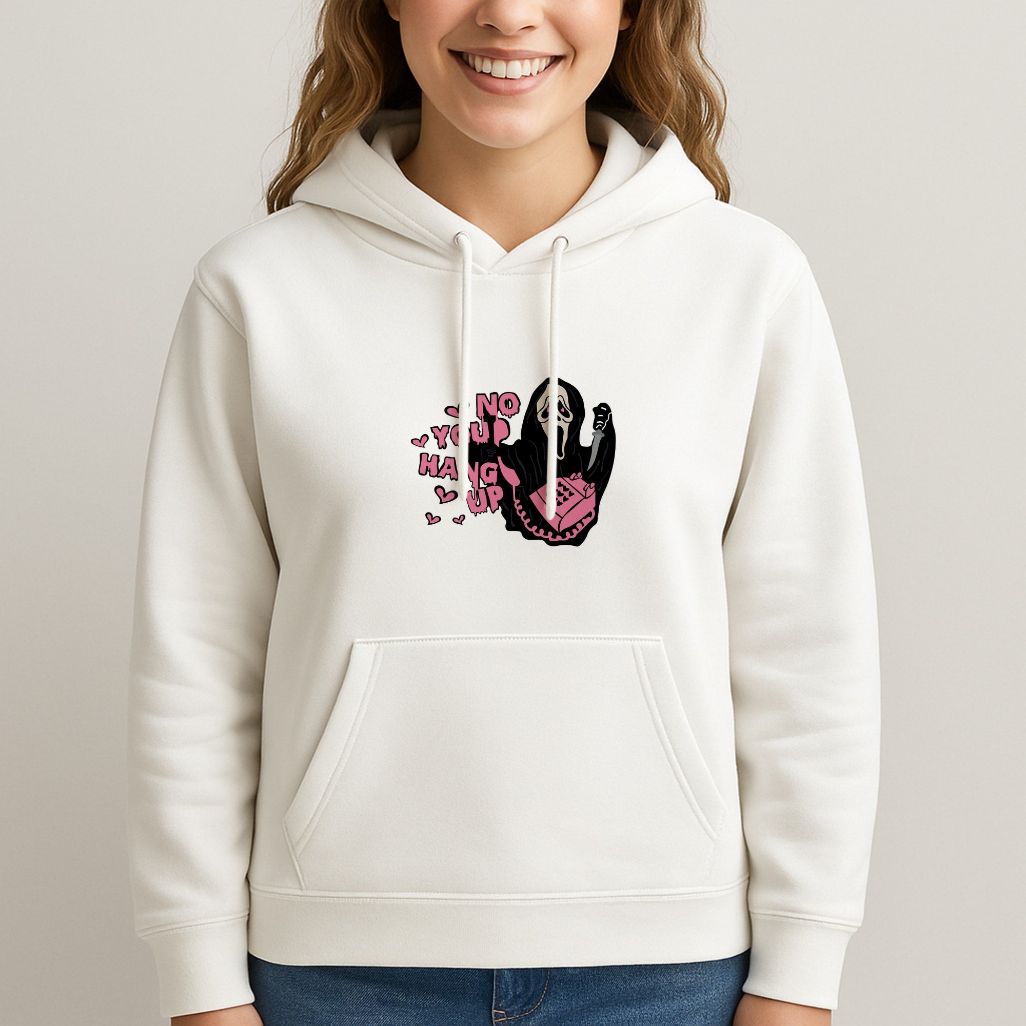 No You Hang Up - Halloween Unisex Hooded Sweatshirt