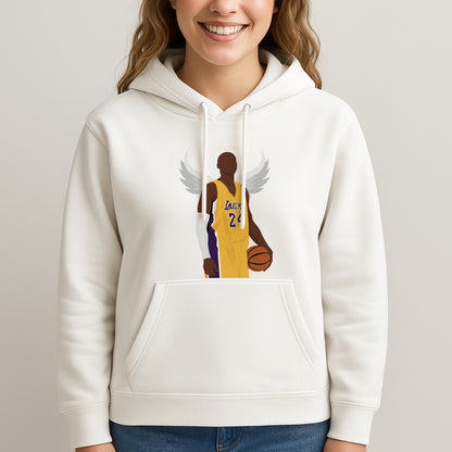Kobe with wings - Basketball Unisex Hooded Sweatshirt