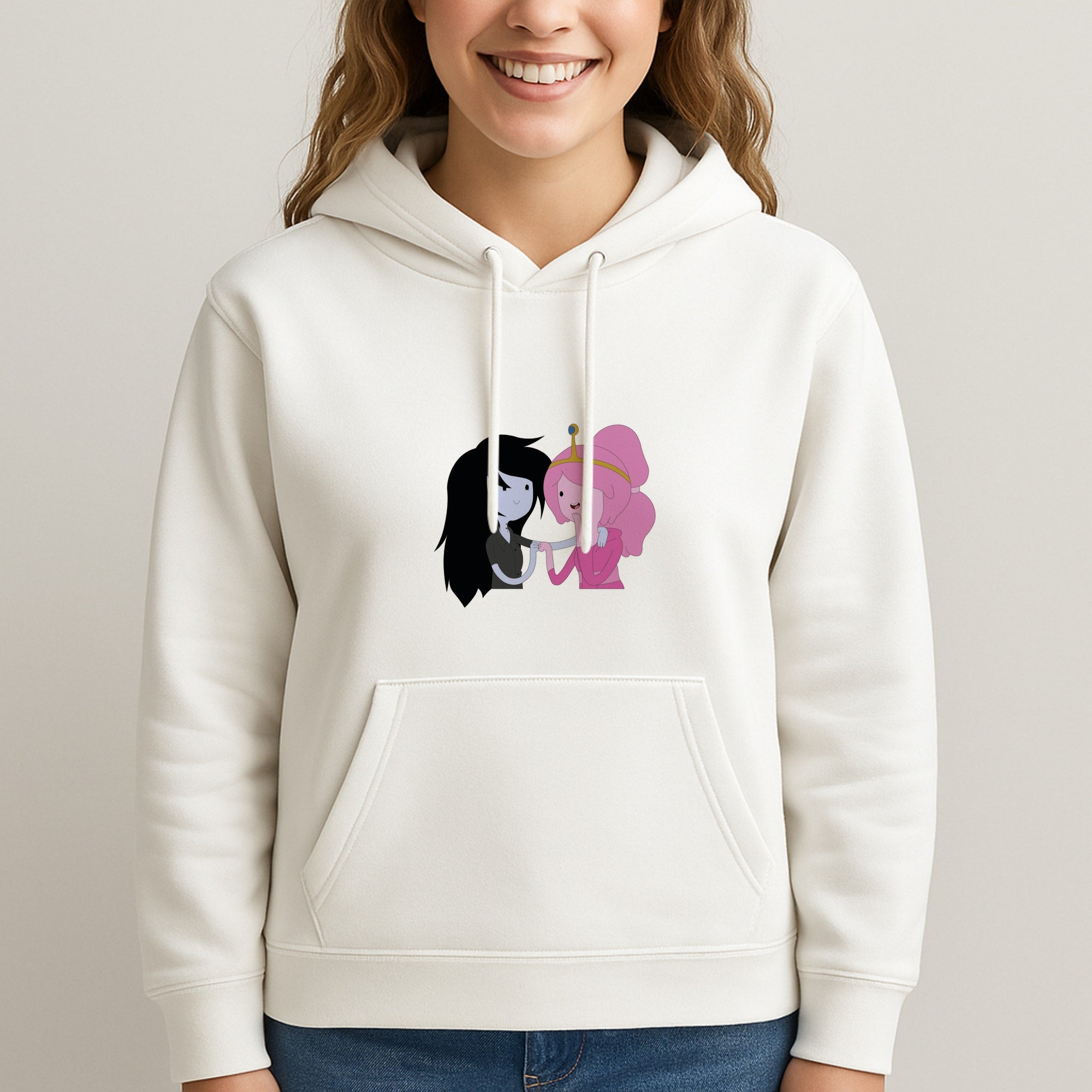 Marceline And Bubblegum Unisex Hooded Sweatshirt