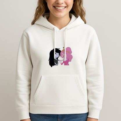 Marceline And Bubblegum Unisex Hooded Sweatshirt
