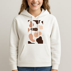 Cowprint Nude Unisex Hooded Sweatshirt