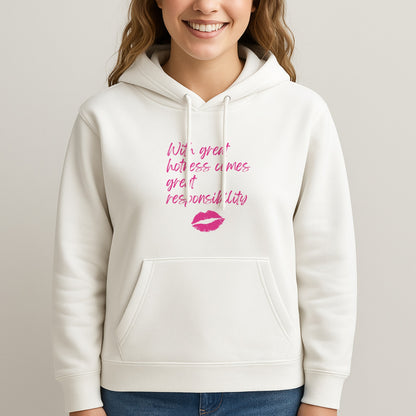 With Great Hotness  Unisex Hooded Sweatshirt