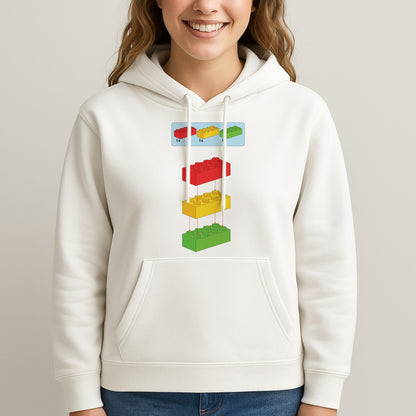 Bricks Instruction Set Unisex Hooded Sweatshirt