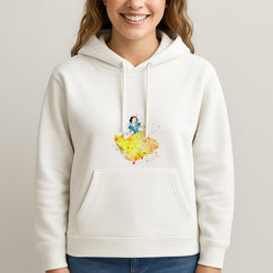 Watercolour Snow White Fairytale Unisex Hooded Sweatshirt