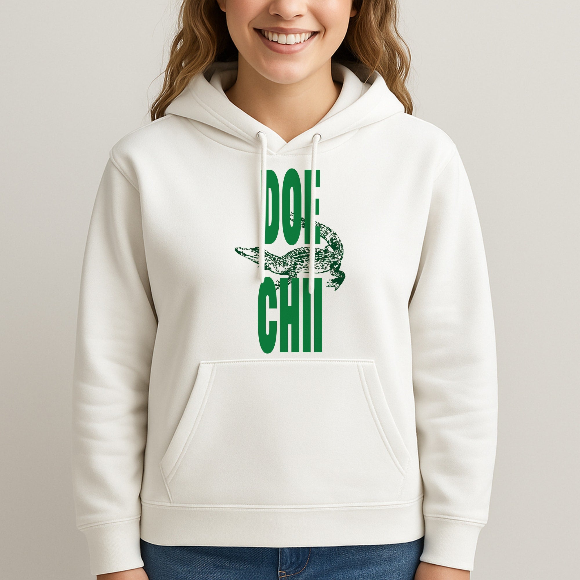 Rapper Alligator Print Unisex Hooded Sweatshirt