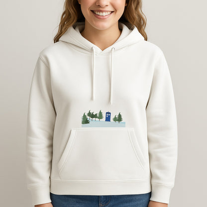Christmas Tardis - Doctor Who Unisex Hooded Sweatshirt