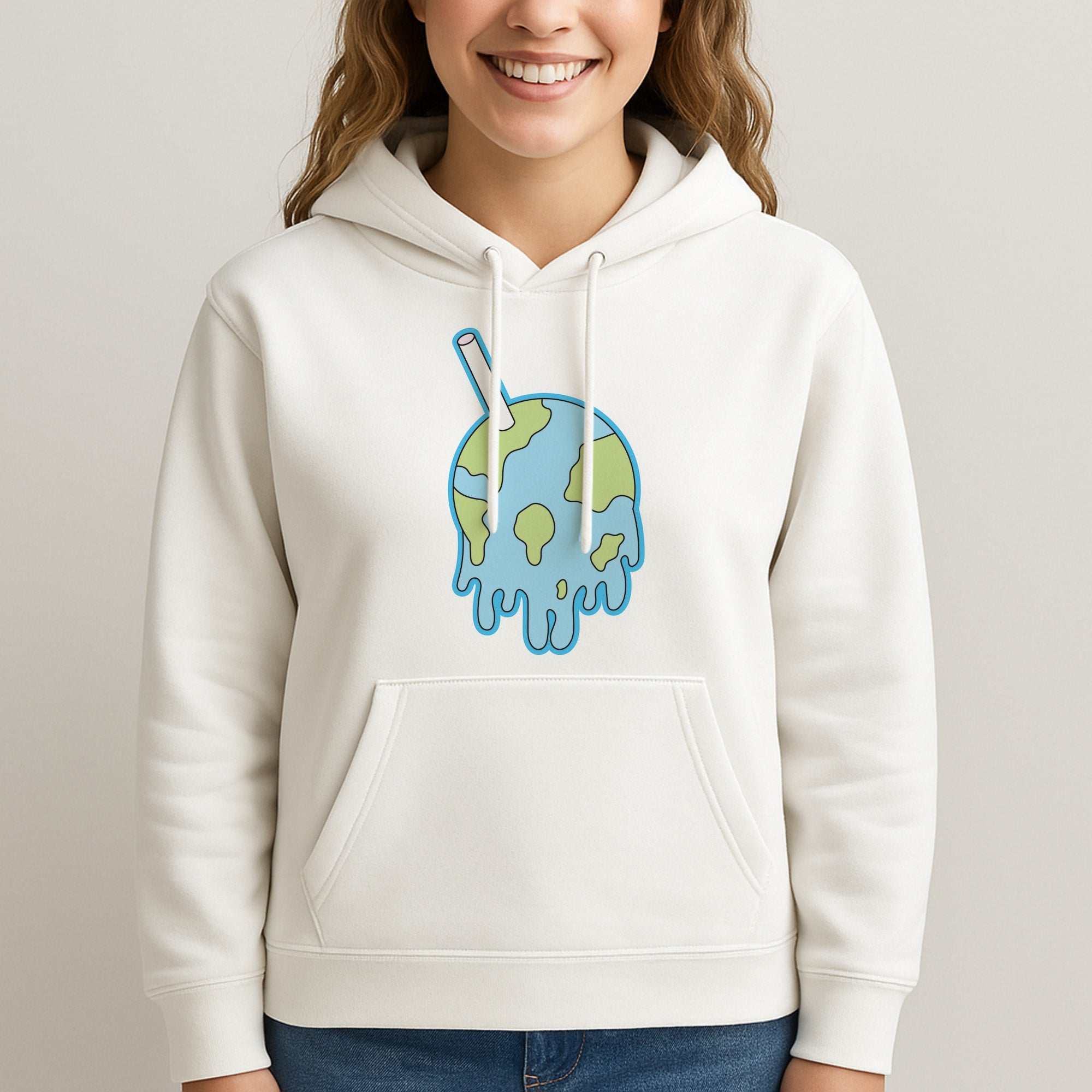 Straw - Juice Unisex Hooded Sweatshirt