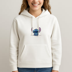 Alien Blue Leaning Unisex Hooded Sweatshirt