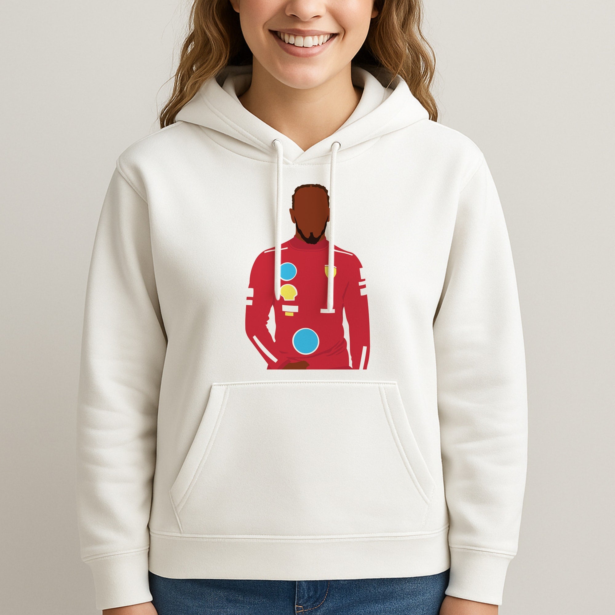 Hamilton In Red Hoodie