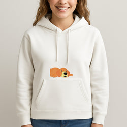 Laying and chilling - Dog Patterns Unisex Hooded Sweatshirt