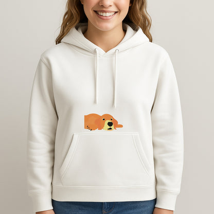 Laying and chilling - Dog Patterns Unisex Hooded Sweatshirt