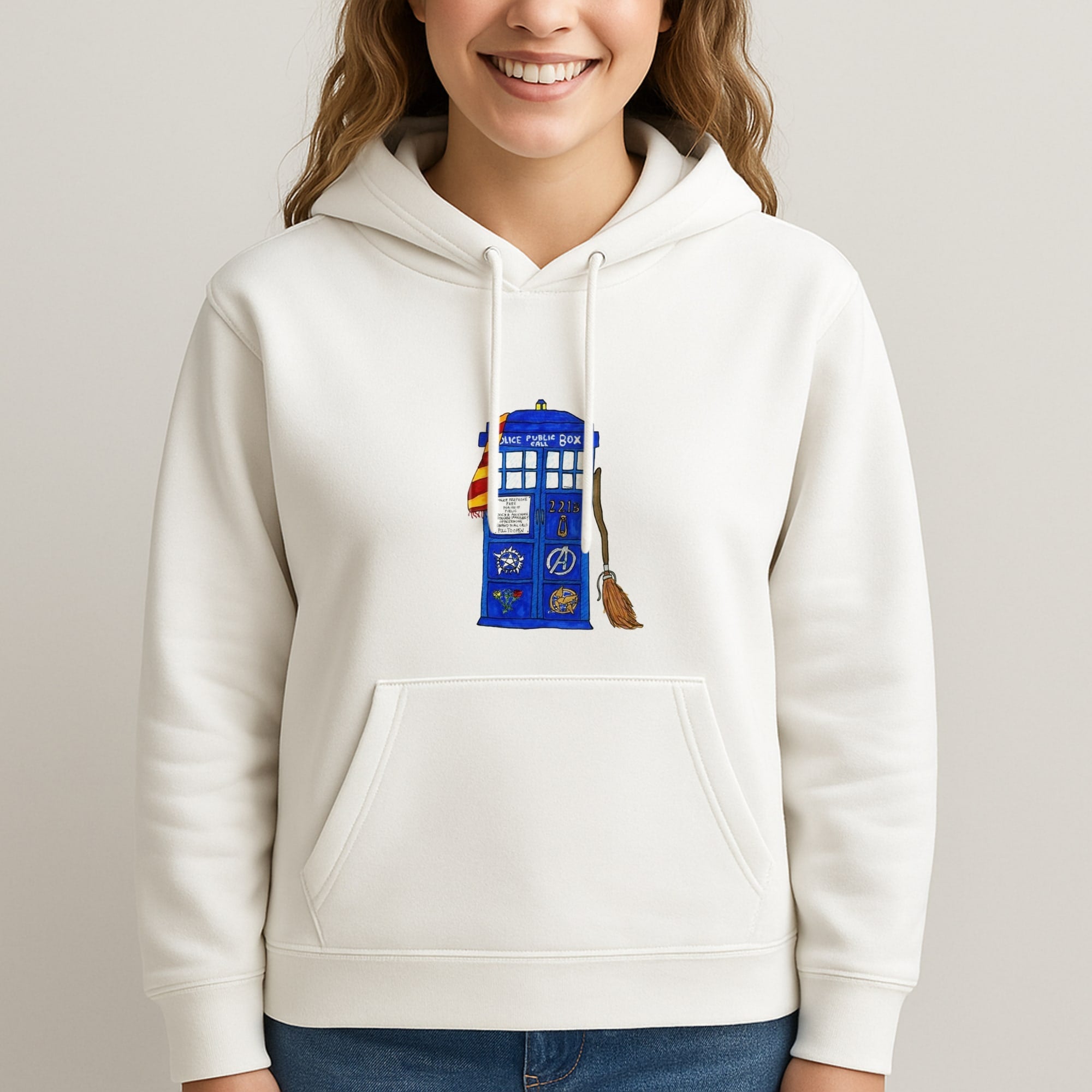 Multifandom Cartoon Unisex Hooded Sweatshirt