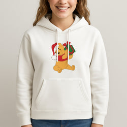 Winnie Christmas Unisex Hooded Sweatshirt