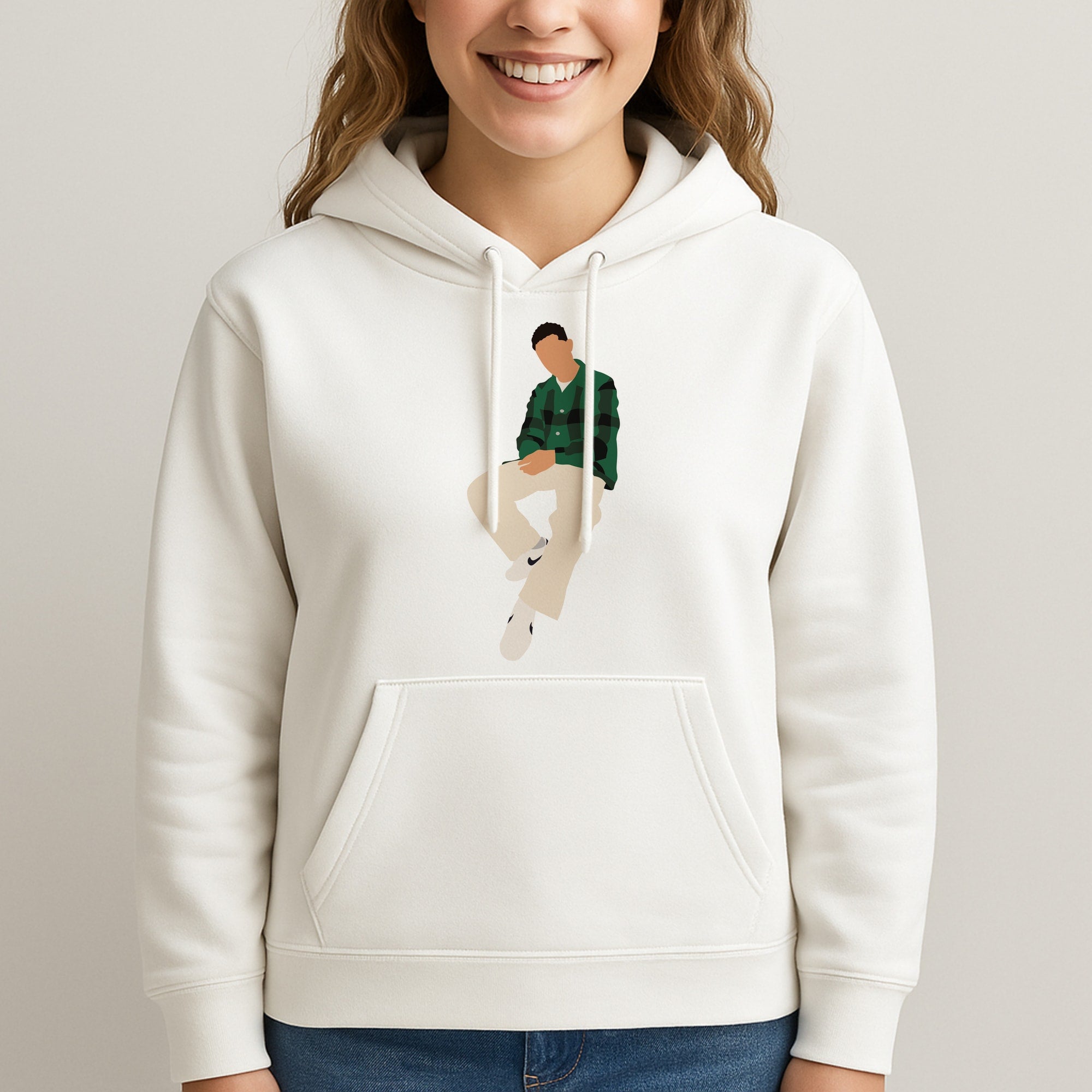 Green LoyleUnisex Hooded Sweatshirt