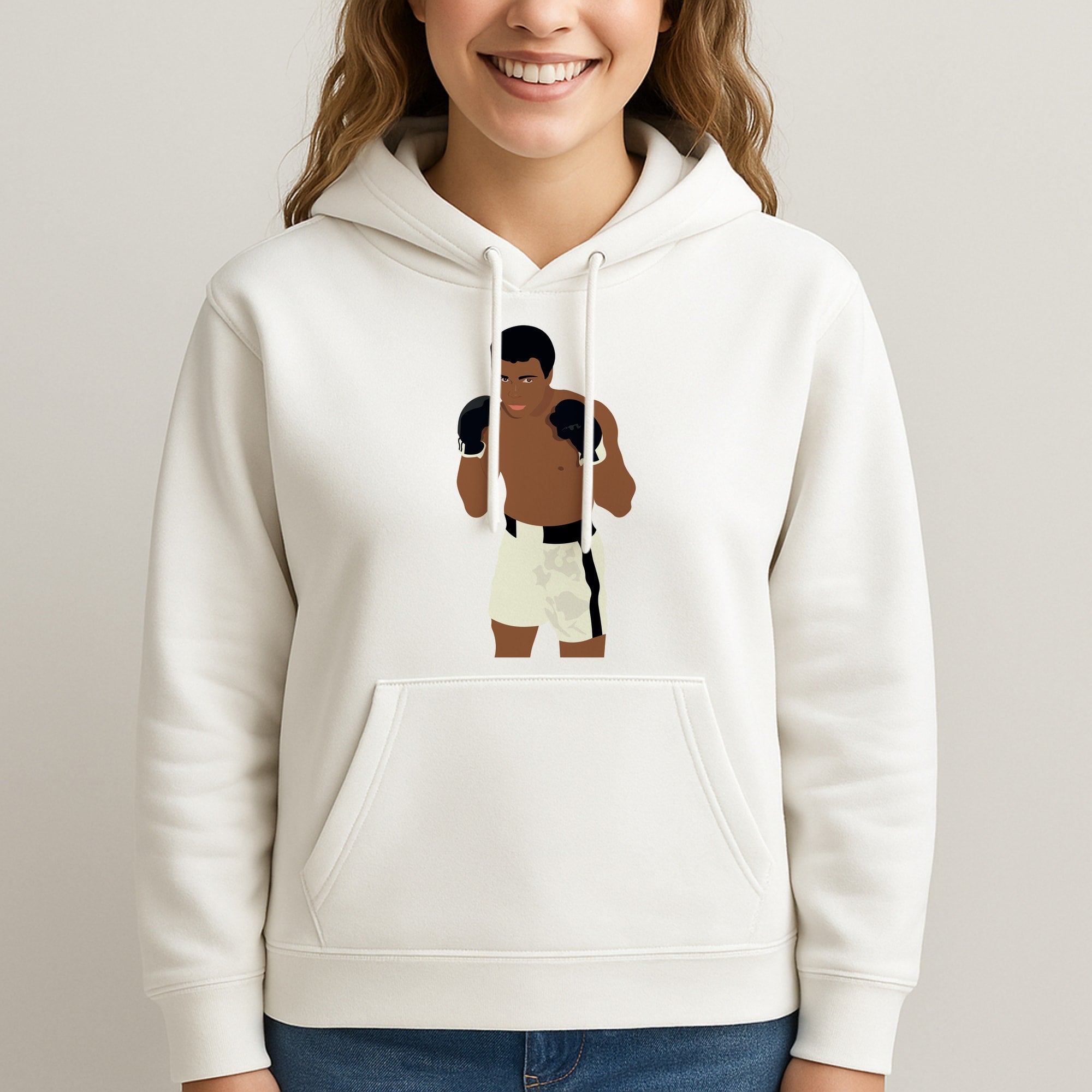 Ali - Boxing Unisex Hooded Sweatshirt
