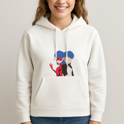 Marinette And Ladybug Unisex Hooded Sweatshirt