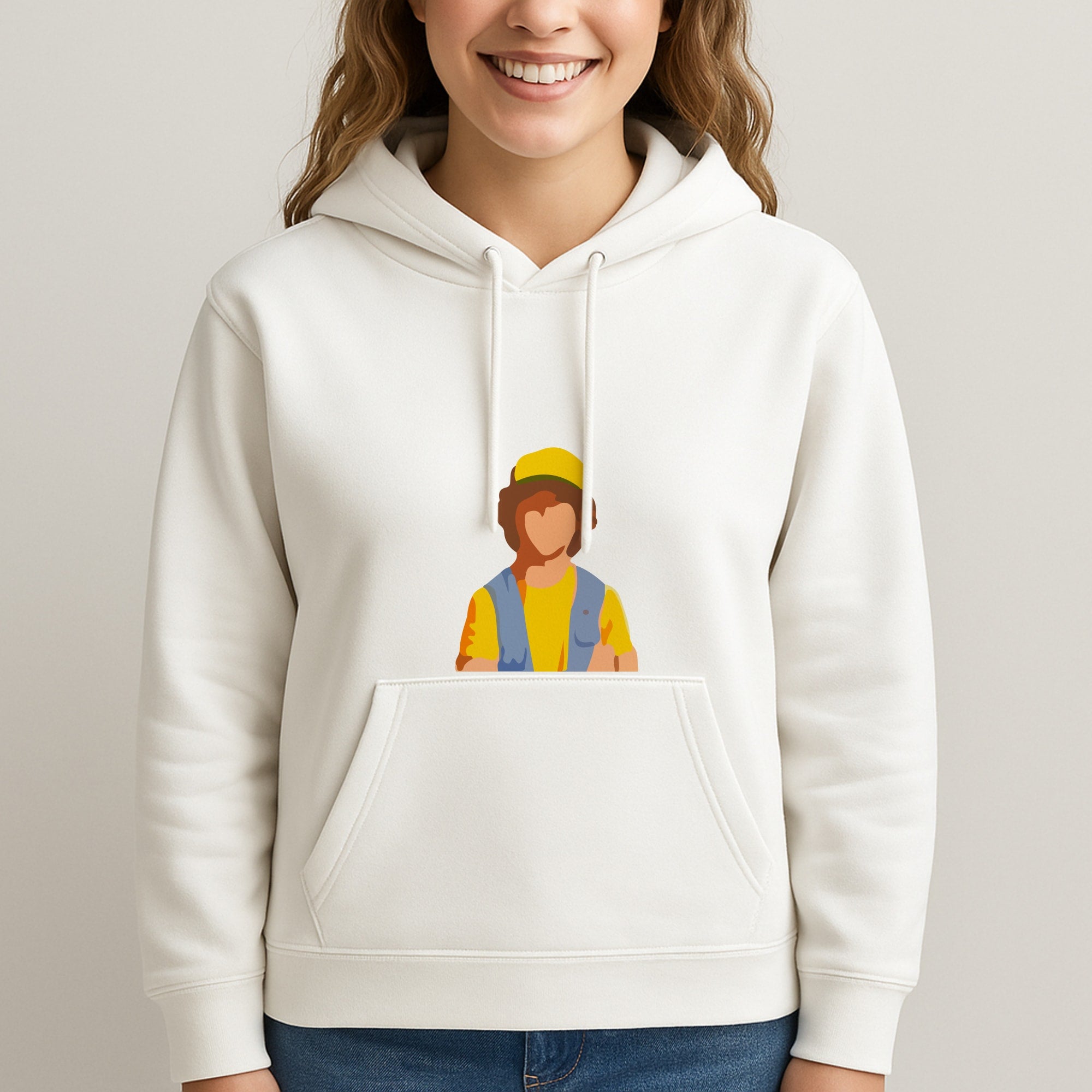 Faceless Dustin - Stranger Things Unisex Hooded Sweatshirt