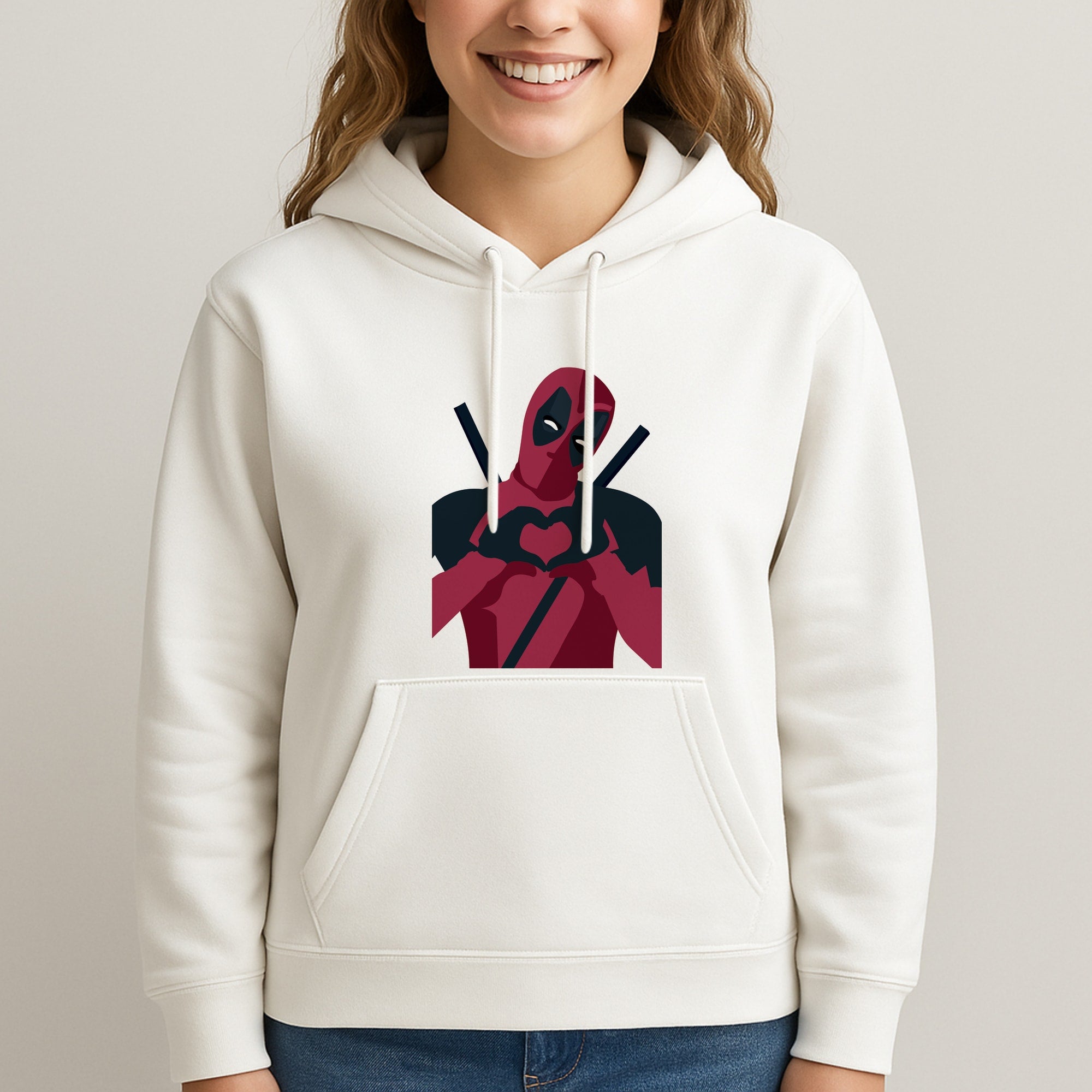 DP heart Unisex Hooded Sweatshirt