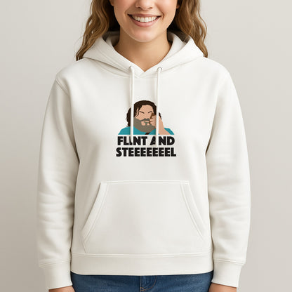 Flint And Steel Unisex Hooded Sweatshirt