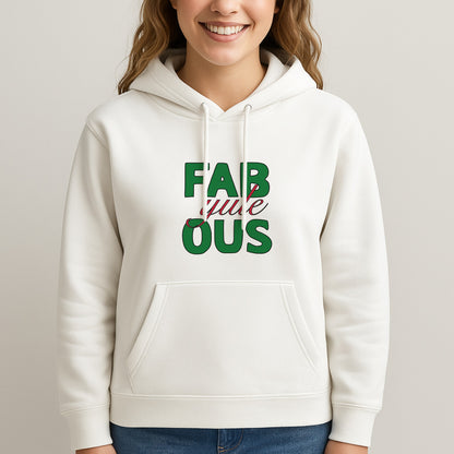 Fab-Yule-Ous Red - Christmas Puns Unisex Hooded Sweatshirt