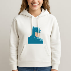 Blue Bat Superhero Unisex Hooded Sweatshirt