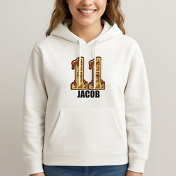 Eleven - Personalised Stranger Unisex Hooded Sweatshirt